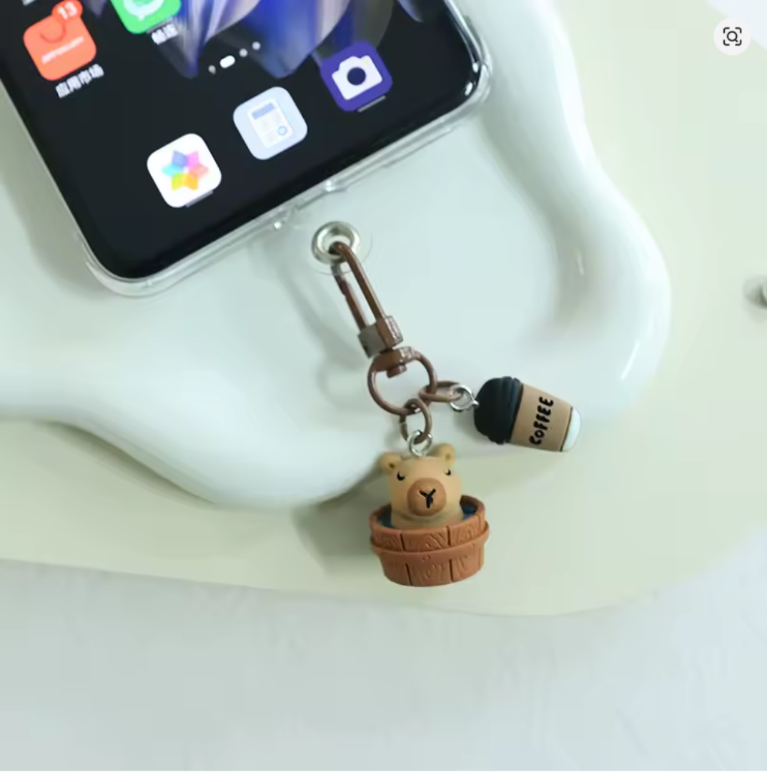 Capybara keychain